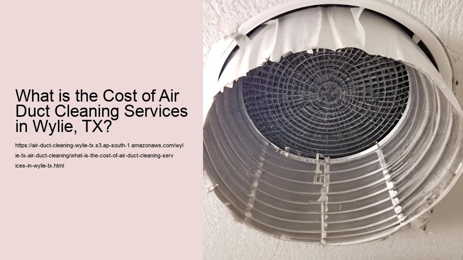 What is the Cost of Air Duct Cleaning Services in Wylie, TX?
